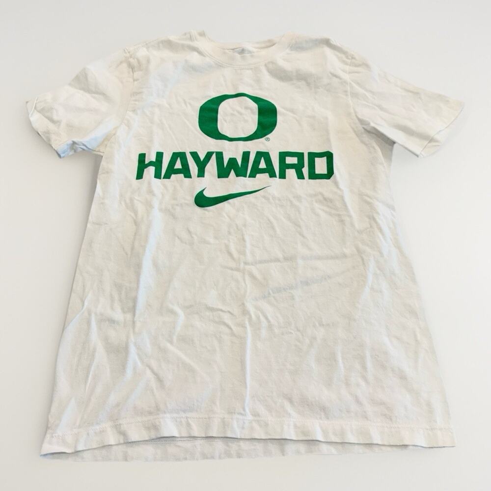 Nike Mens White Oregon Ducks Hayward Field Short Sleeve T-Shirt Size S Small